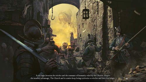 Subtitles screenshot of Witchfire video game interface.
