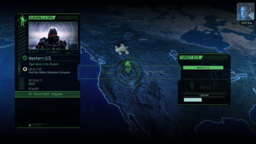 Map screenshot of XCOM 2 video game interface.