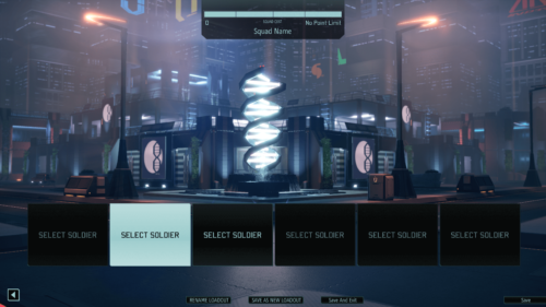Select soldier screenshot of XCOM 2 video game interface.